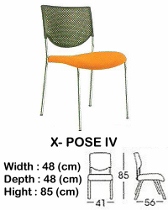 Kursi Susun Indachi X-Pose IV