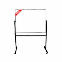 Papan Tulis (Whiteboard) Stand Double Face Sanko 90 x 120 cm