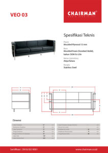 "Sofa Kantor Chairman VEO 03"